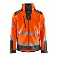 High Vis Softshell Jacke High Vis Orange/Mittelgrau 4XL