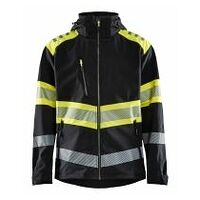 High Vis Softshell Jacke Schwarz/Gelb XS