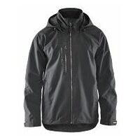 Shell Jacke Dunkelgrau/Schwarz 4XL, dunkelgrau / schwarz