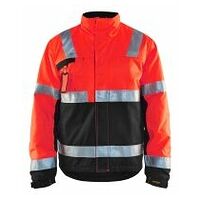 Winterjacke High Vis Rot/Schwarz S