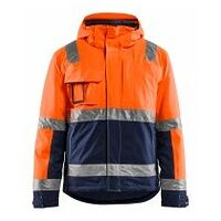 High Vis Winterjacke High Vis Orange/Marineblau 4XL