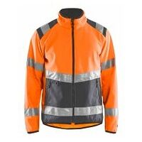 High Vis Softshell Jacke High Vis Orange/Mittelgrau 4XL