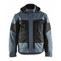 Winterjacke Schwarz/Grau L