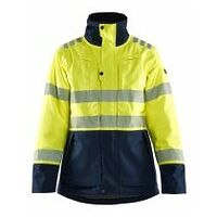 Damen Multinorm Winterjacke High Vis Gelb/Marineblau L