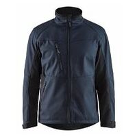 Softshell Jacke Dunkel Marineblau/Schwarz 4XL