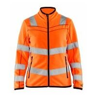 Damen High Vis Microfleece Jacke High Vis Orange L