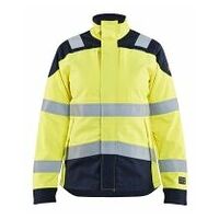 Damen Multinorm Jacke Inhärent High Vis Gelb/Marineblau L