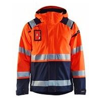 High Vis Shell Jacke High Vis Orange/Marineblau 4XL