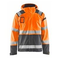 High Vis Shell Jacke High Vis Orange/Mittelgrau 4XL