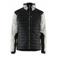 Hybrid Jacke Grau Melange/Schwarz 4XL