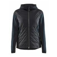 Damen Hybrid Jacke Dunkel Marineblau/Schwarz L