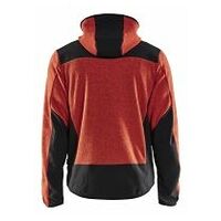 Knitted Jacket with Softshell Burned Red/Black 4XL