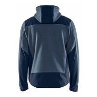 Veste en tricot avec Softshell Bleu pigeon/Bleu marine foncé 4XL