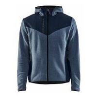 Cardigan med Softshell Dove Blue/Dark Navy Blue 4XL