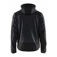Knitted Jacket with Softshell Dark grey/Black 4XL