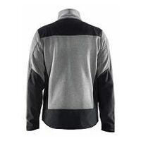 Vest met Softshell grijs melange/zwart 4XL