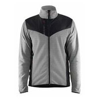 Chaqueta con Softshell gris melange/negro 4XL