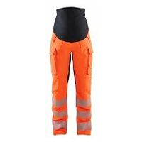 Pantalon de grossesse High Vis 4-way stretch High Vis Orange/Noir L