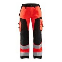 Dame werkbroek HighVis zon.spijkerz. C34