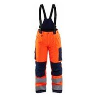 Damen High Vis Winter Arbeitshose High Vis Orange/Marineblau D21