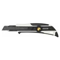 General-purpose knife with 2-component handle and work tip with 1 blade Razar Black, 18 mm