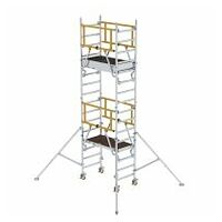 FlexxTower SG avec plate-forme garde-corps de hauteur 3,10 M.