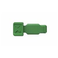 Clip ColorCode verde (10 pezzi) 122 mm