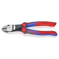 Kracht-zijsnijtang met meer-componentengrepen zwart geatramenteerd 200 mm