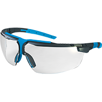 Safety glasses with side arms