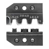 Krimpelő szerszámok sarucsatlakozókhoz és szigeteletlen nyitott csatlakozókhoz