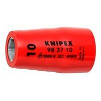 Dugókulcs betét hatlapfejű csavarokhoz, belső négyszöggel 3/8″ 42 mm