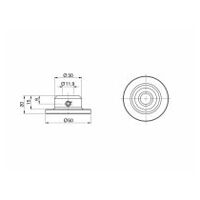 844 Dt-S Tiefenmaßenanschlagscheibe für Messdorne Ø 16 -40 mm