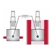 844 DR-HR doorn 4-7 mm voor tolerantie < 10 µm, M6x0,75