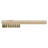 Brosse pour cuisinière à gaz Lg.200mm Laiton ondulé 0,25 mm 2Lignes