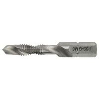 1/4″ Bucată de filet combinat pentru filet M6 L.65mm