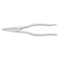 Circlip pliers for internal circlips L.228mm Head Chrome-plated Handles chrome-plated, chequered