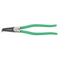 Circlip pliers for internal circlips L.290mm Head polished Handles dip-coated with sure-grip surface