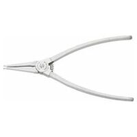 Circlip pliers for external circlips L.140mm Head Chrome-plated Handles chrome-plated, chequered