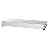 Shelf with anti-roll lip