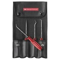 PickTools, 4er Set, in Rolltasche