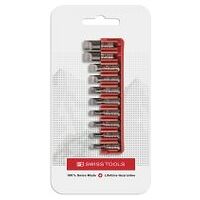 PrecisionBits, vorm C 6,3 (1/4″), set in het handige BitBlock