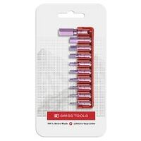 PrecisionBits, vorm C 6,3 (1/4″), set in het handige BitBlock