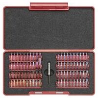 PrecisionBits, vorm C 6,3 (1/4″), set in stevige ToolBox