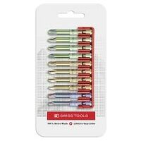 PrecisionBits, vorm E 6,3 (1/4″), set in het handige BitBlock