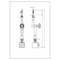 Magnetischer Halter mit Gelenkarm, H = 445 mm