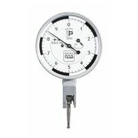 P-LINE 215G analogue lever-type dial test indicator, standard, 0,6 mm, 0,002 mm, Ø 40 mm