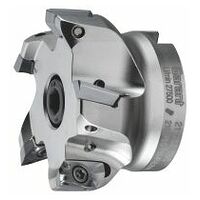 Aluminium shoulder mill, with bore, ⌀ D / number of effective cutting edges Z: 63/5