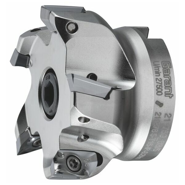 Aluminium shoulder mill, with bore, ⌀ D / number of effective cutting edges Z: 63/5