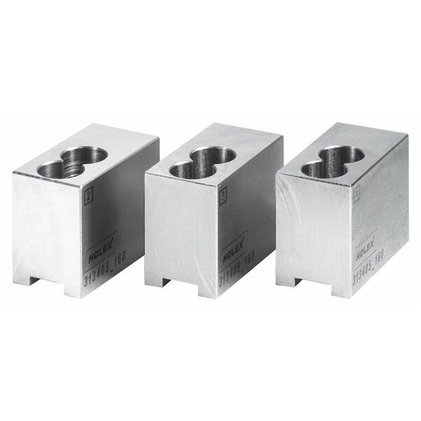 Top jaws set, 3 pieces, for chuck type: 160