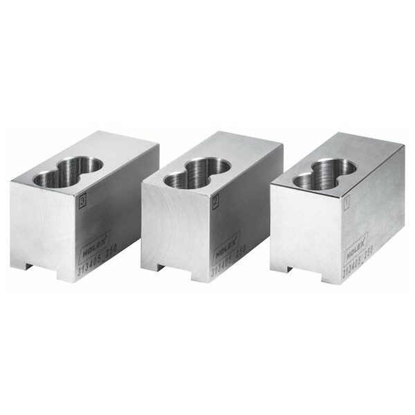 Top jaws set, 3 pieces, for chuck type: 250